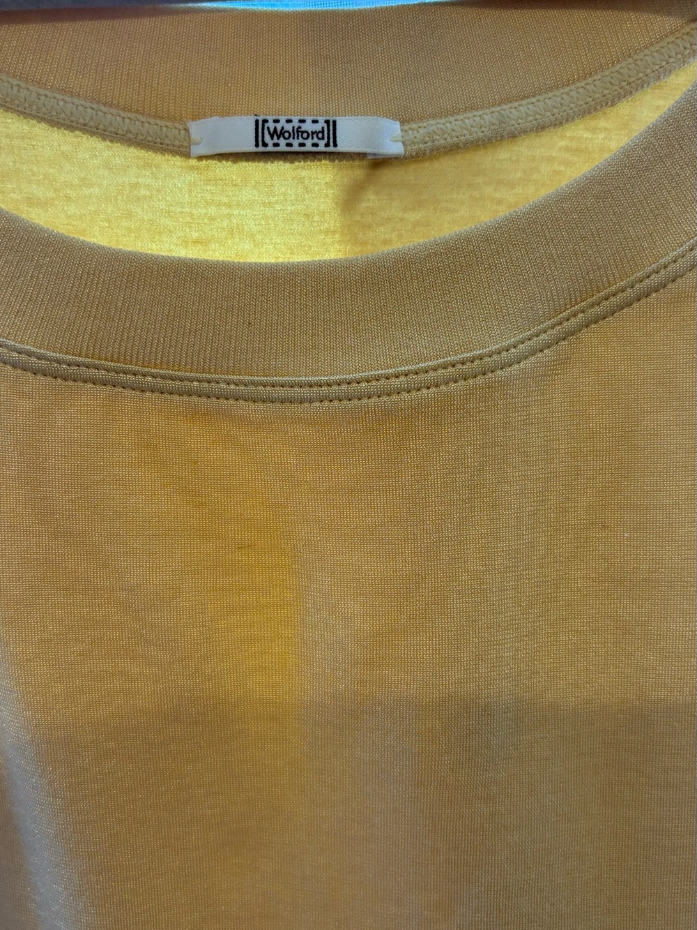 Wolford Sand-gold Fitted Tank Top